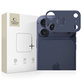 Kameravédő Camalloy Fit+ iPhone 17 Pro, Deep Blue, Tech-Protect