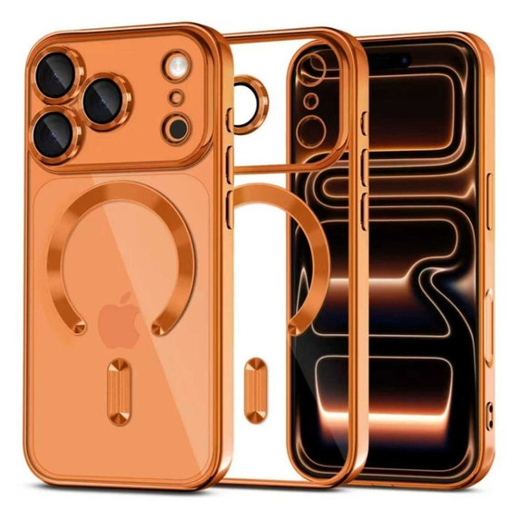 Tok MagFlex MagSafe iPhone 17 Pro Max, Shiny Cosmic Orange, Tech-Protect