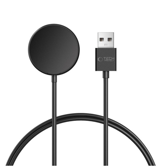 Kábel MC03 Ultraboost Magnetic Charging USB Cable 100cm Samsung Watch, fekete, Tech-Protect