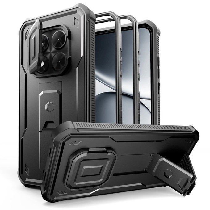 Kevlar Cam+ tok 2 előlapi kerettel Xiaomi Redmi Note 15 Pro 5G készülékhez, fekete, Tech-Protect