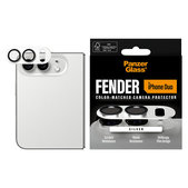 Objektívlencse védő Fender iPhone Duo, Fehér, PanzerGlass