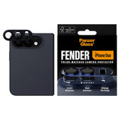Objektívlencse védő Fender iPhone Duo, Dark Blue, PanzerGlass