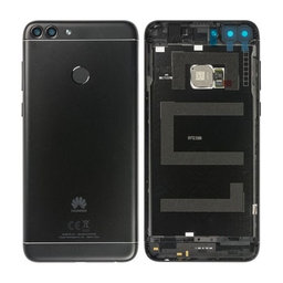 Huawei P Smart FIG-L31 - Akkumulátor fedőlap + Ujjlenyomat-olvasó (Black) - 02351TEF, 02351STS, 02352NCC Genuine Service Pack