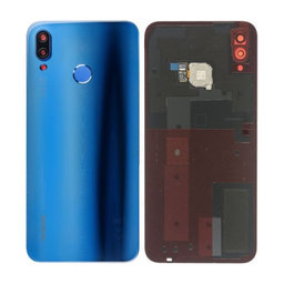 Huawei P20 Lite - Akkumulátor fedőlap + Ujjlenyomat-olvasó (Klein Blue) - 02351VTV, 02351VNU Genuine Service Pack