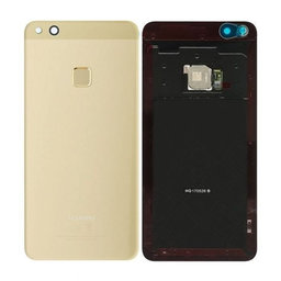 Huawei P10 Lite - Akkumulátor fedőlap + Ujjlenyomat-olvasó (Gold) - 02351FXC Genuine Service Pack