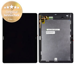 Huawei MediaPad T3 10 - LCD Kijelző + Érintőüveg + Keret (Luxurious Gold) - 02351JFB, 02351SYD Genuine Service Pack