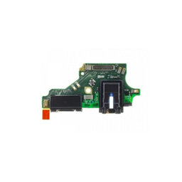 Huawei P20 Lite - Töltő Csatlakozó + Audio Csatlakozó PCB - 02351VPS Genuine Service Pack