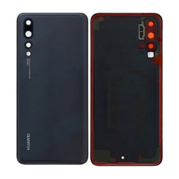 Huawei P20 Pro CLT-L29, CLT-L09 - Akkumulátor fedőlap (Black) - 02351WRR Genuine Service Pack