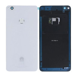 Huawei P9 Lite (2017), Honor 8 Lite - Akkumulátor Fedőlap + Ujjlenyomat Érzékelő (White) - 02351FVR, 02351DLW Genuine Service Pack