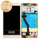 Huawei P9 Plus - LCD Kijelző + Érintőüveg + Keret + Akkumulátor (Gold) - 02350SUQ, 02350SUW Genuine Service Pack