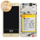 Huawei Y6 II - LCD Kijelző + Érintőüveg + Keret + Akkumulátor (Gold) - 02350VUK Genuine Service Pack