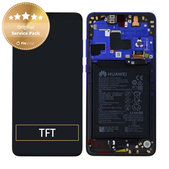 Huawei Mate 20 - LCD Kijelző + Érintőüveg + Keret + Akkumulátor (Twilight) - 02352FRA Genuine Service Pack