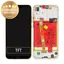 Huawei P20 Lite - LCD Kijelző + Érintőüveg + Keret + Akkumulátor (Gold) - 02351WRN Genuine Service Pack