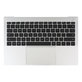 Huawei Matebook X Pro Mach-W19 - Topcase + Billentyűzet US + Touchpad + Ujjlenyomat-érzékelő ujj (Space Gray)