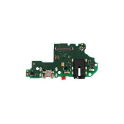 Huawei P Smart (2019) - Töltő Csatlakozó + Mikrofon + Jack Csatlakozó PCB Alaplap - 02352HVC Genuine Service Pack