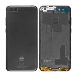 Huawei Y6 (2018) - Akkumulátor fedőlap (Black) - 97070TXT Genuine Service Pack