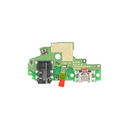 Huawei Honor 9 Lite LLD-L31 - Töltő Csatlakozó + Jack Csatlakozó + Mikrofon PCB Alaplap - 02351SYN, 03024QAS Genuine Service Pack