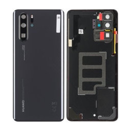 Huawei P30 Pro, P30 Pro 2020 - Akkumulátor fedőlap (Black) - 02352PBU Genuine Service Pack