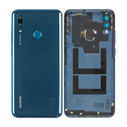 Huawei P Smart (2019) - Akkumulátor Fedőlap + Ujjlenyomat Érzékelő (Sapphire Blue) - 02352LUW Genuine Service Pack