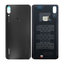 Huawei P Smart Z - Akkumulátor Fedőlap + Ujjlenyomat Érzékelő (Midnight Black) - 02352RRK Genuine Service Pack