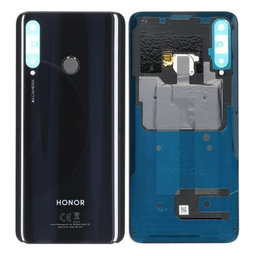 Huawei Honor 20 Lite - Akkumulátor fedőlap + Ujjlenyomat Érzékelő (Midnight Black) - 02352QMY, 02352QNV Genuine Service Pack