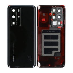 Huawei P40 Pro - Akkumulátor Fedőlap (Black) - 02353MEL Genuine Service Pack