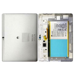 Huawei MediaPad M2 10.0 - Akkumulátor Fedőlap + Akkumulátor (Moonlight Silver) - 02351PGS, 02351FMT, 02350NXP, 02351CWE Genuine Service Pack