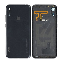 Huawei Y6s - Akkumulátor Fedőlap + Ujjlenyomat Érzékelő (Starry Black) - 02353JKC Genuine Service Pack
