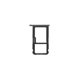 Huawei P9 Lite (2017) PRA-L21 - SIM Adapter (Fekete) - 51661CYH