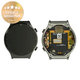 Huawei Watch GT 2 Pro Vidar-B19 - LCD Kijelző + Érintőüveg + Keret (Night Black) - 02353VUA Genuine Service Pack
