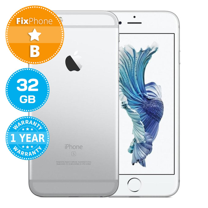 Apple iPhone 6s Silver 32GB B Refurbished