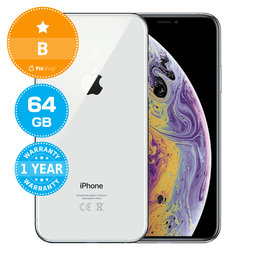 Apple iPhone XS Silver 64GB B Refurbished