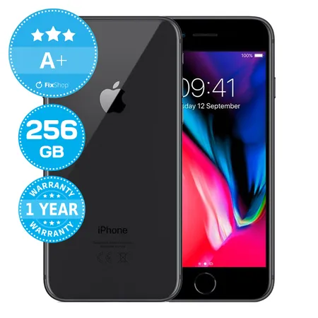 Apple iPhone 8 Space Gray 256GB A+ Felújított