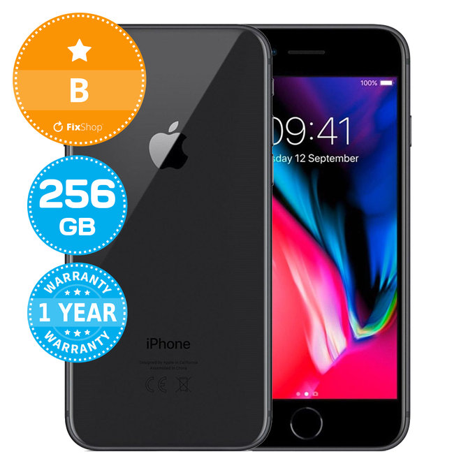 Apple iPhone 8 Space Gray 256GB B Felújított