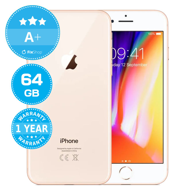 Apple iPhone 8 Gold 64GB A+ Felújított
