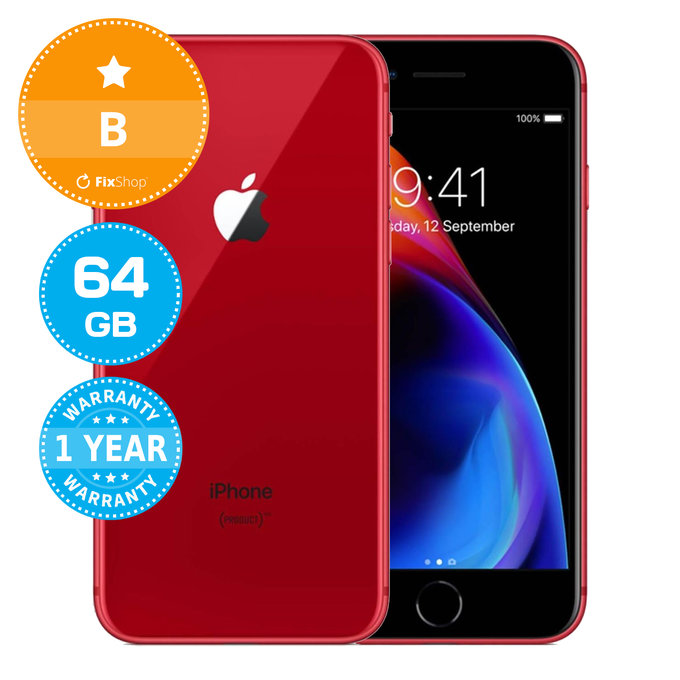 Apple iPhone 8 (PRODUCT)RED 64GB B Felújított