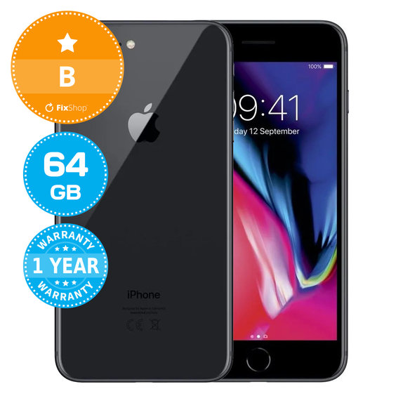Apple iPhone 8 Plus Space Gray 64GB B Felújított