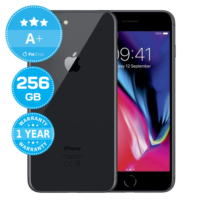 Apple iPhone 8 Plus Space Gray 256GB A+ Felújított