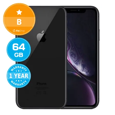 Apple iPhone XR Black 64GB B Felújított
