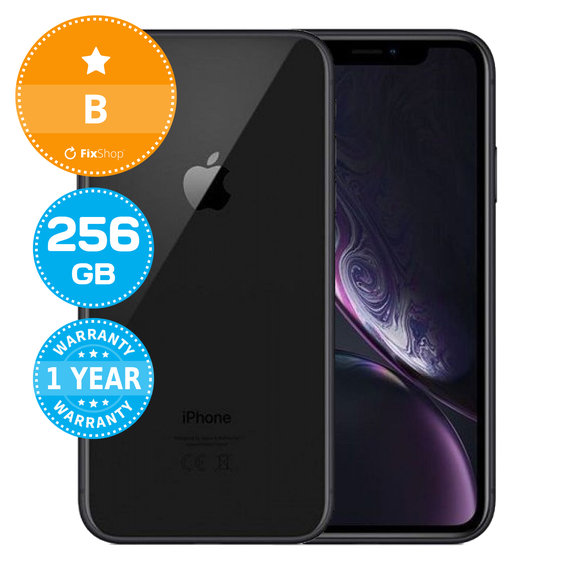 Apple iPhone XR Black 256GB B Felújított