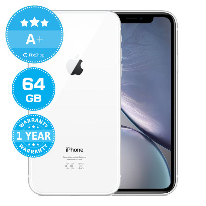 Apple iPhone XR White 64GB A+ Felújított