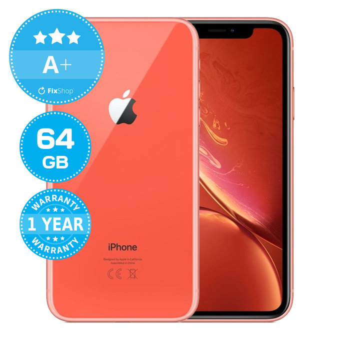 Apple iPhone XR Coral 64GB A+ Felújított