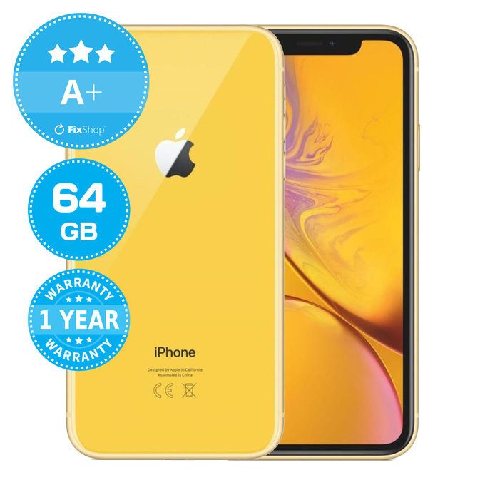 Apple iPhone XR Yellow 64GB A+ Felújított
