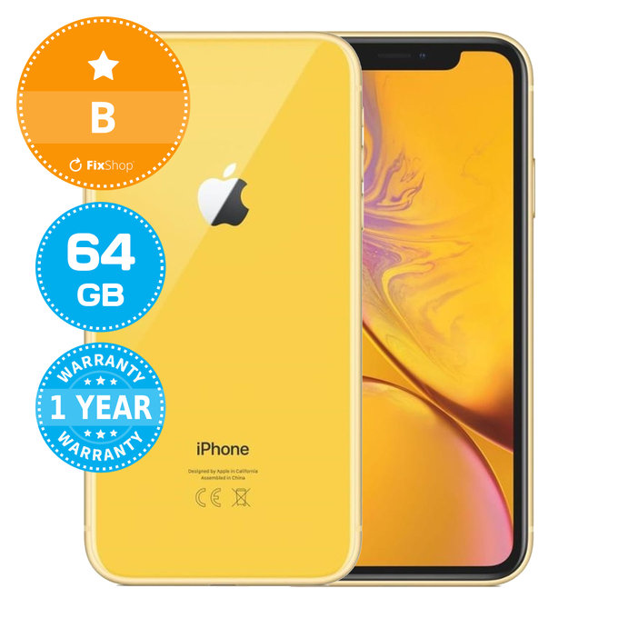 Apple iPhone XR Yellow 64GB B Felújított