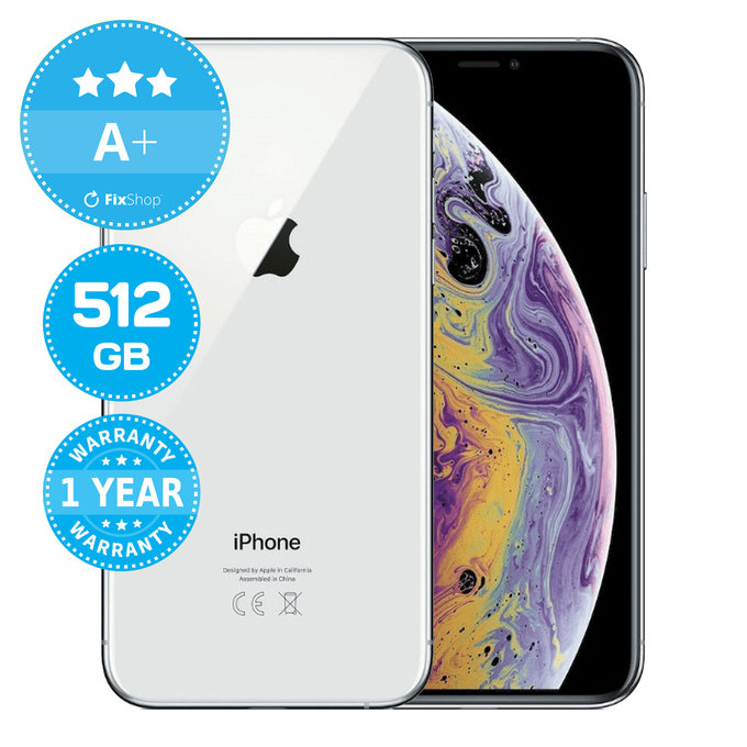 Apple iPhone XS Silver 512GB A+ Felújított