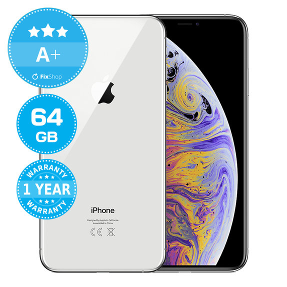 Apple iPhone XS Max Silver 64GB A+ Felújított