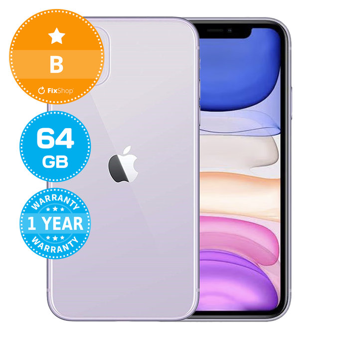Apple iPhone 11 Purple 64GB B Felújított