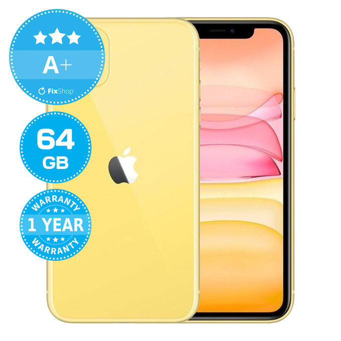 Apple iPhone 11 Yellow 64GB A+ Felújított