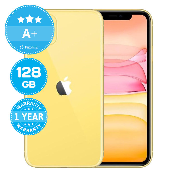 Apple iPhone 11 Yellow 128GB A+ Felújított