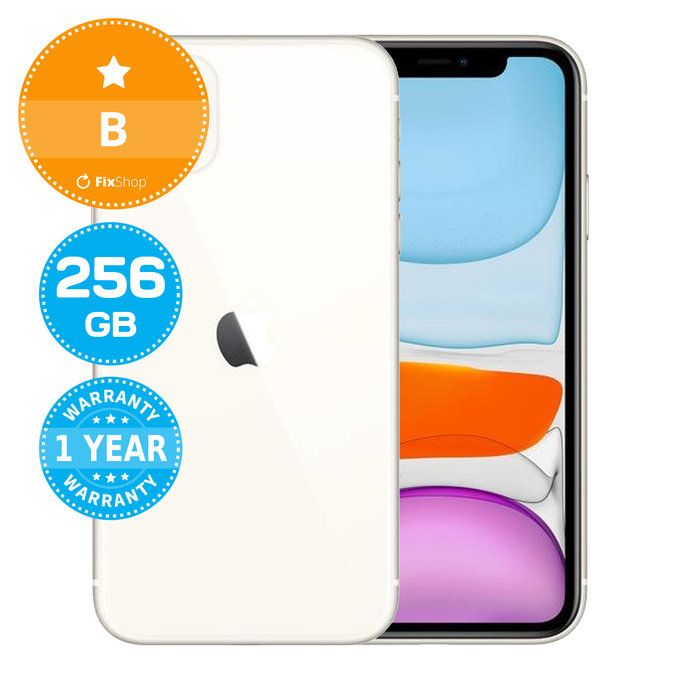 Apple iPhone 11 White 256GB B Felújított